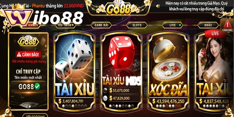 Go88 thu hút hàng triệu lượt truy cập, cược game bài mỗi ngày